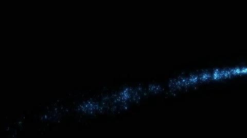 Fairy dust on black with alpha Stock Footage 145652137