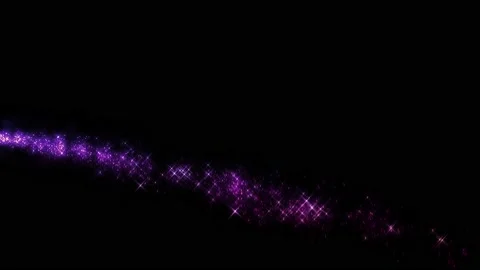 Fairy dust on black with alpha Stock Footage 145652179