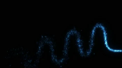 Fairy dust on black with alpha Stock Footage 145652285