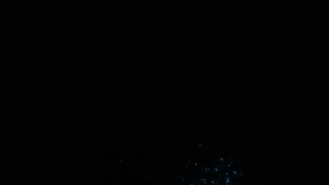 Fairy dust on black with alpha Stock Footage 145652726