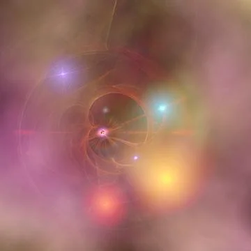 Fairy dust nebula Stock Illustration