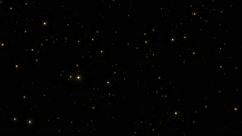 Fairy dust particles black background Stock Footage 204014668