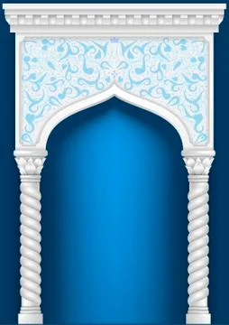 Fairy eastern arch Stock Illustration