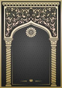 Fairy eastern arch Stock Illustration