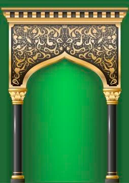 Fairy eastern arch Stock Illustration