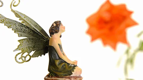 Fairy figurine Video stock 33577515