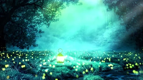 Fairy forest, animation Stock Footage 154155941