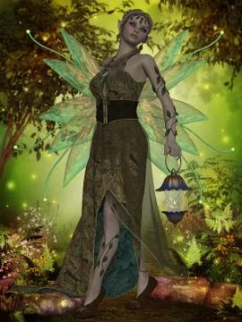 Fairy gaia Illustrazione stock