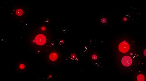 Fairy Glitter Dust 70s Red Stock Footage 1089741