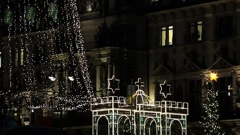 Fairy lights Stock Footage 94057499