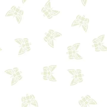 Fairy magic glyph seamless pattern Stock Illustration