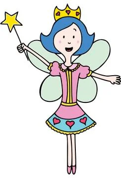 Fairy princess Stock Illustration