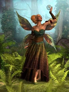 Fairy Queen Belle 库存插图