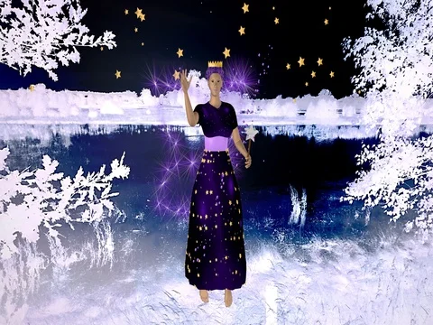Fairy with radiant wings Stock Footage 82380043