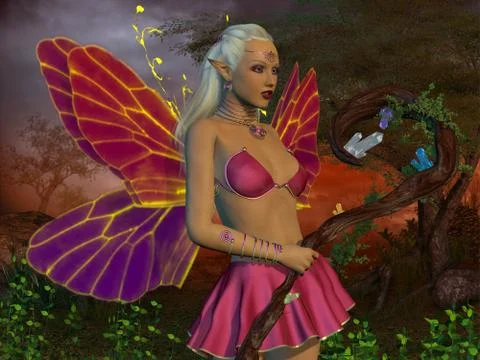 Fairy Raina Stock Illustration