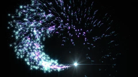 Fairy Stars in a 3D animation Stock Footage 238966464