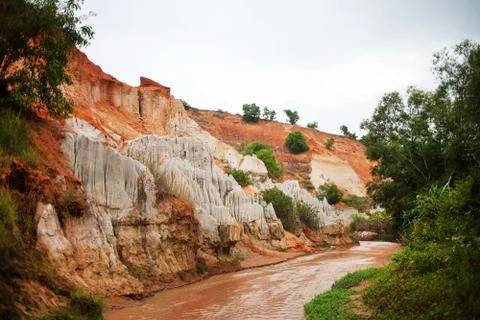 Fairy stream canyon Stock Photos