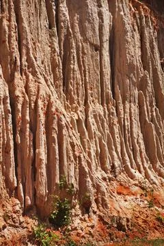 Fairy Stream - Red Canyon between Phan Thiet and Mui Ne. Vietnam Stock Photos