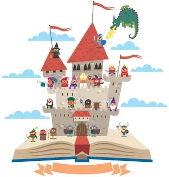 Fairy Tale Book Stock Illustration