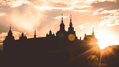 Fairy tale castle Stock Footage 87821990