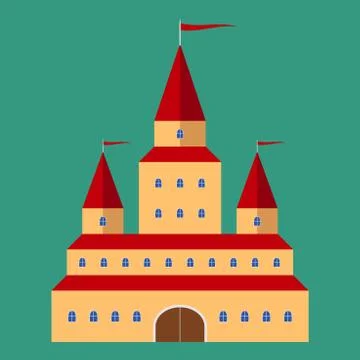 Fairy tale castle Stock Illustration