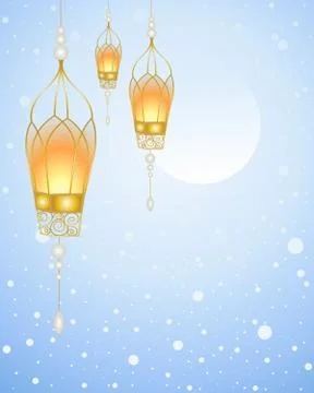 Fairy tale lantern Stock Illustration
