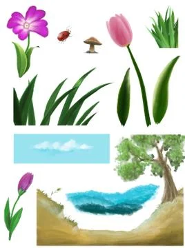 Fairy Tale Set pack Stock Illustration