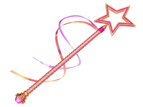 Fairy wand Stock Illustration