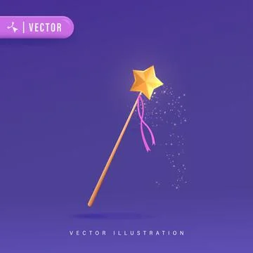 Fairy Wand Stock Illustration