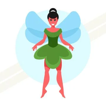 Fairy-with-wings Stock Illustration