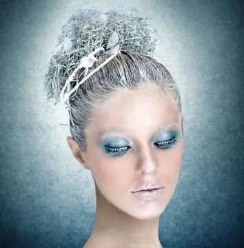 Fairy of Winter Foto stock