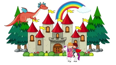 Fairytale Castle Adventure Stock Footage 277616429