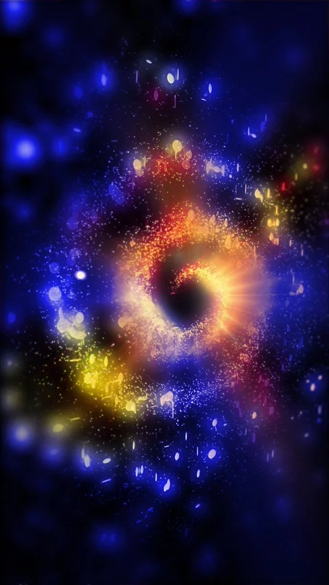 Fairytale galaxy Stock Footage 303235964