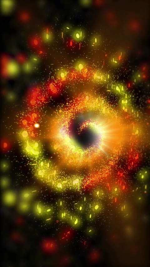 Fairytale galaxy Stock Footage 303236770