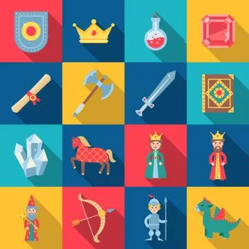 Fairytale Game Set Illustration