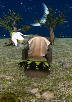 Fairytale Laberynth Stock Illustration