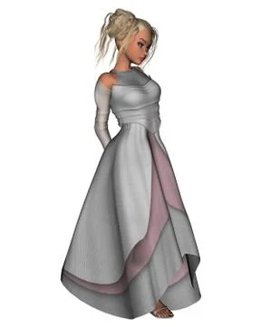 Fairytale Princess Stock Illustration