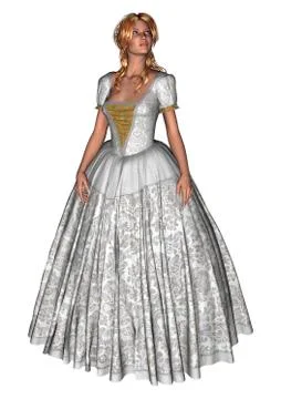 Fairytale princess Stock Illustration