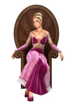 Fairytale Princess Stock Illustration
