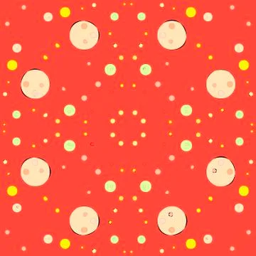 Fairytale space from planets red Stock Illustration