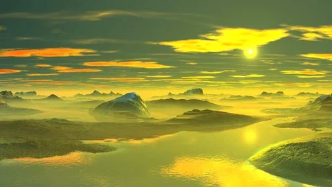 Fairytale Sunrise Video stock 71929268