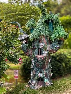 Fairytale tree house Stock Photos