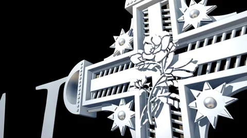 Faith CG Logo (HD) 库存影片 7734810