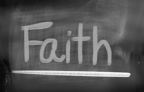 Faith concept Stock Illustration