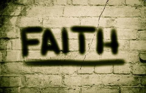 Faith concept Illustrazione stock