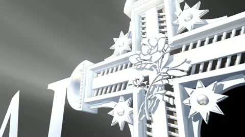 Faith - Cross (HD) Stock Footage 11070543