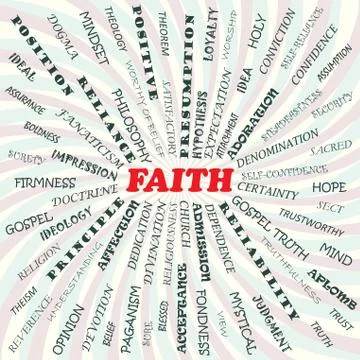 Faith Stock Illustration