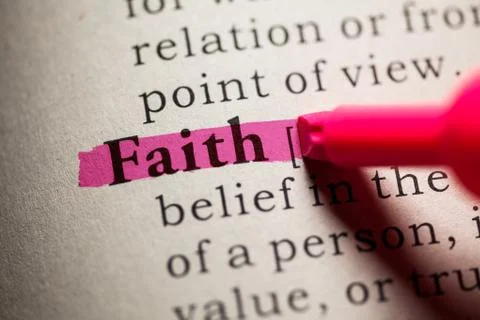 Faith Foto stock