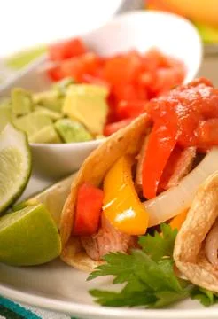 Fajitas Foto stock