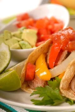 Fajitas Foto stock